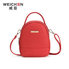 Load image into Gallery viewer, Weichen Women Backpack Mini Brand Designer Pu Leather Female Backpacks Small Ladies Shoulder Bag Young Girl School Backpack Bag