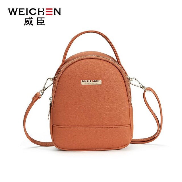 Weichen Women Backpack Mini Brand Designer Pu Leather Female Backpacks Small Ladies Shoulder Bag Young Girl School Backpack Bag