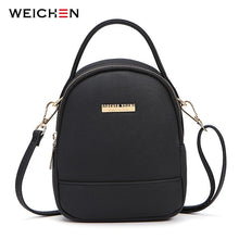 Load image into Gallery viewer, WEICHEN Multi-Function Women Backpack Leather Ladies Shoulder Bags Brand Female Backpack Fashion Mochila Small Bolsa Sac New
