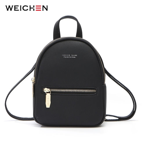 Weichen Designer Women Backpack Mini Soft Touch Multi-function Small Backpack Female Ladies Shoulder Bag Girl School Backbag
