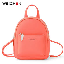 Load image into Gallery viewer, WEICHEN New Women Mini Backpack Soft Touch Multi-Function Female Small Backpack &amp; Shoulder Bag Womens Bagpack Ladies Bolsos
