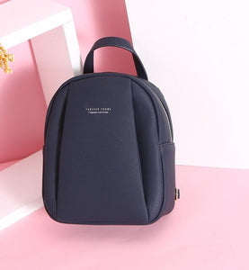 Weichen Fashion Mini Backpack Women High Quality Zipper Female Small Backpack Brand Designer Pu Leather Travel Backpack Girls