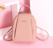 Load image into Gallery viewer, Weichen Fashion Mini Backpack Women High Quality Zipper Female Small Backpack Brand Designer Pu Leather Travel Backpack Girls