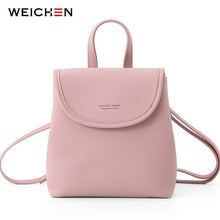 Load image into Gallery viewer, WEICHEN New Women Backpack Fashion Leather Small Bagpack Female Mochila Shoulder Bag Ladies Bolsos Girl sac a dos High Quality
