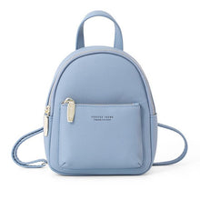 Load image into Gallery viewer, Weichen Mini Backpack Women High Quality Soft Pu Leather Female Backpack Candy Color Travel Backpack Fashion Ladies Shoulder Bag