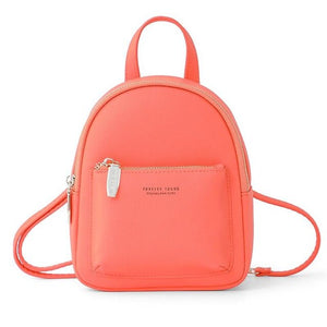 Weichen Mini Backpack Women High Quality Soft Pu Leather Female Backpack Candy Color Travel Backpack Fashion Ladies Shoulder Bag