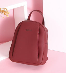 Weichen Women Small Backpack 2019 New Brand Designer Pu Leather Female Backpacks Young Girl Mini Backpack School Bags