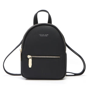 WEICHEN 2019 Designer Ladies Shoulder Bag Fashion New Women Backpack Mini Soft Touch Multi-Function Small Backpack Female Purse