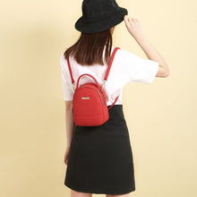 Load image into Gallery viewer, Weichen Women Mini Backpack Soft Pu Leather Female Backpack Small Zipper Ladies Back Pack Bag Young Girl Travel Backpacks